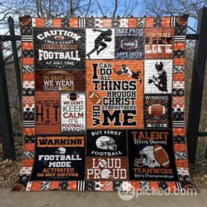 Football Life Quilt Blanket Tm99  Quilt